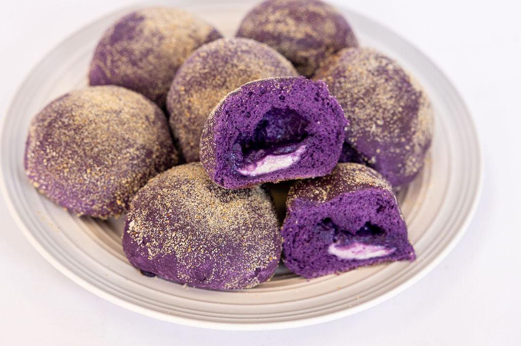 Filipino Ube Cheese Pandesal | Fresh Baked with LOVE - 12 Pieces Per Order - Liz's Filipino Desserts