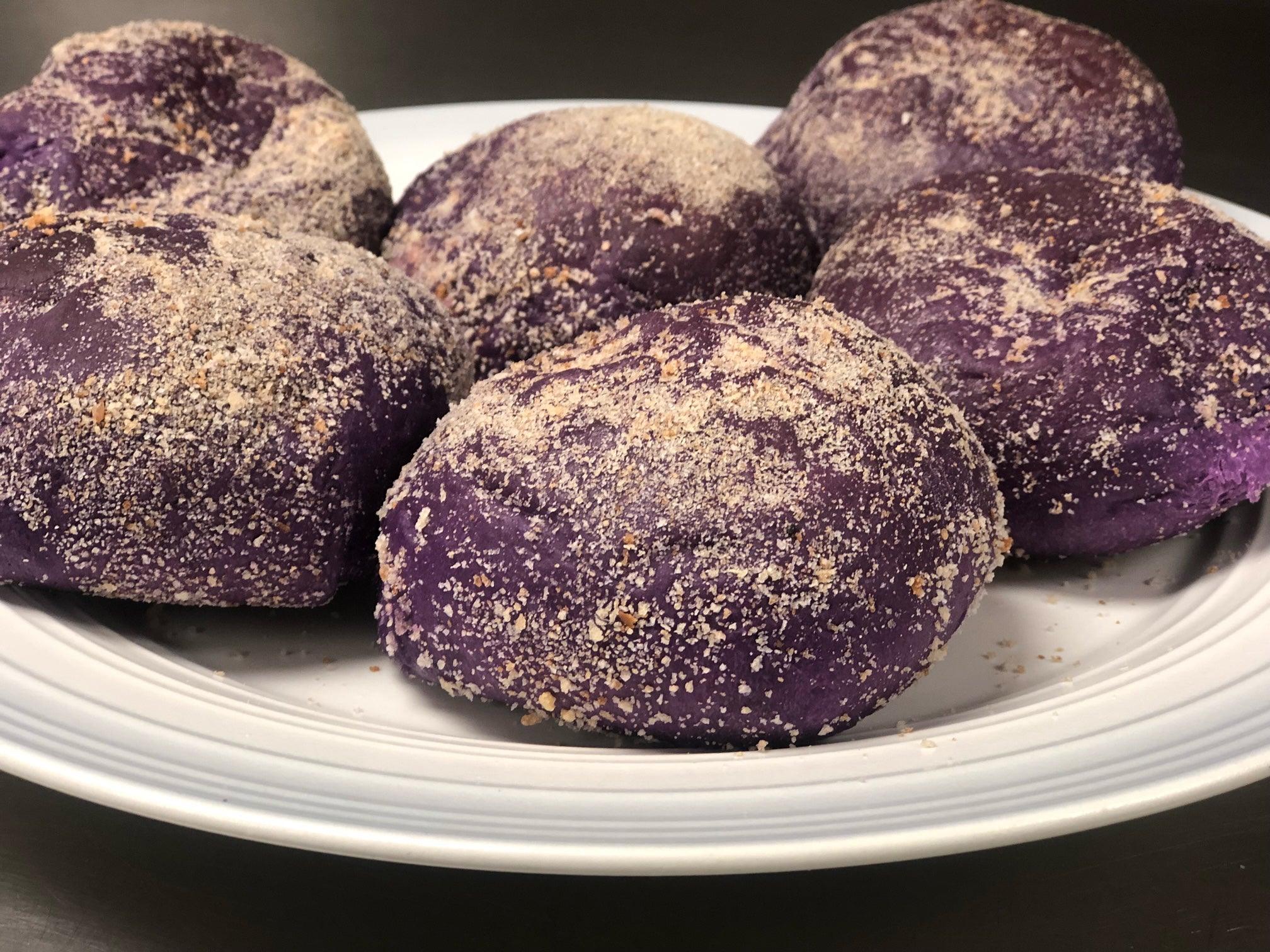 Filipino Ube Cheese Pandesal | Fresh Baked with LOVE - 12 Pieces Per Order - Liz's Filipino Desserts