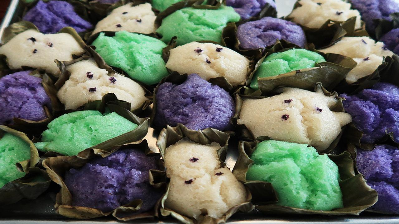Steamed Bibingka - Multicolor - Liz's Filipino Desserts